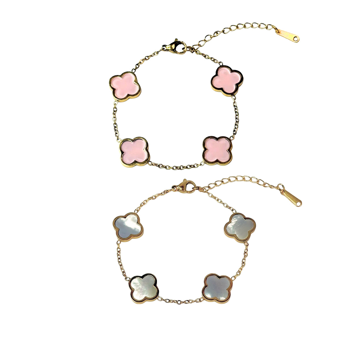 Pink Pearl Clover Duo